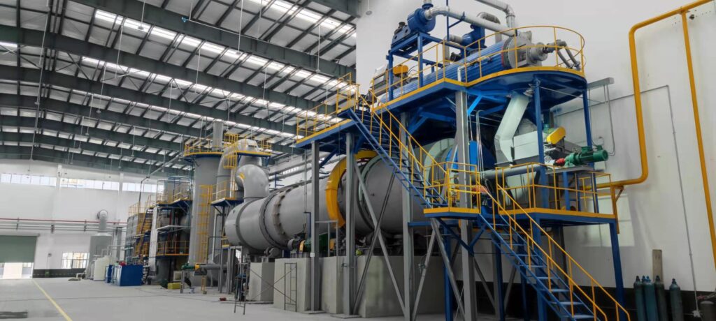 Activated carbon activation production line